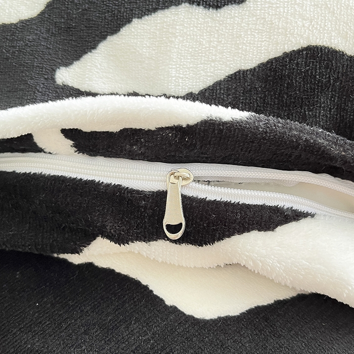 91家纺网 家纺一手货源 找家纺 雅居纺家纺 2025新款高克重牛奶绒印花四件套 经典豹纹