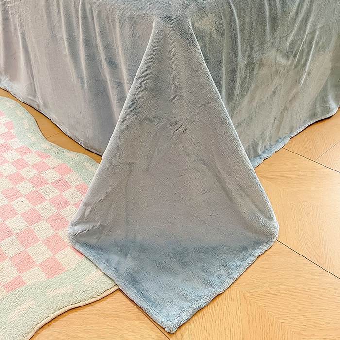 91家纺网 家纺一手货源 找家纺 雅居纺家纺 2025新款高克重牛奶绒印花四件套 开心龙