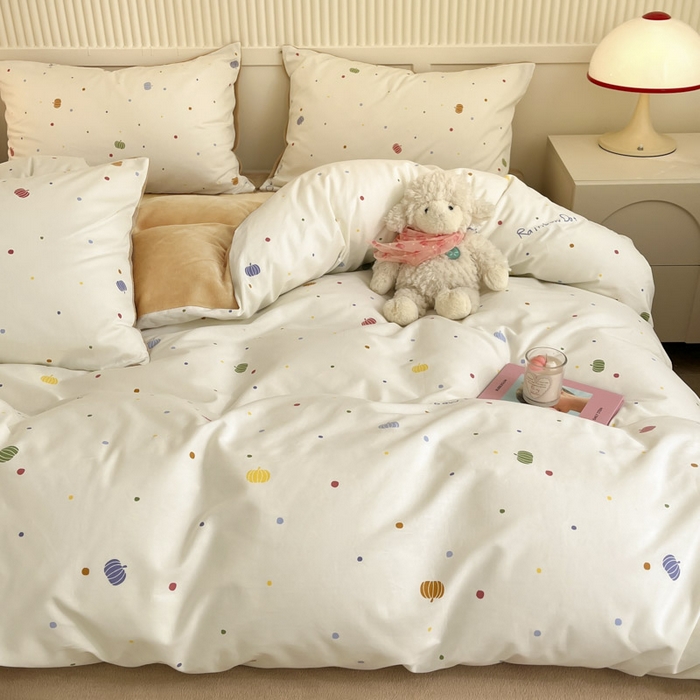 91家纺网 家纺一手货源 找家纺 晨希家居 2025A面40支全棉印花B版高克重牛奶绒棉加绒多规格套件棉加绒  星空宇宙