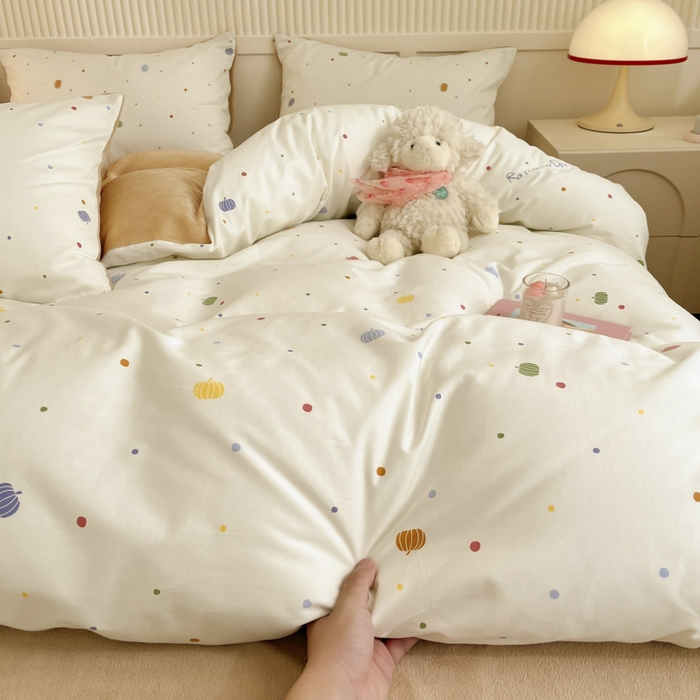 91家纺网 家纺一手货源 找家纺 晨希家居 2025A面40支全棉印花B版高克重牛奶绒棉加绒多规格套件棉加绒  星空宇宙