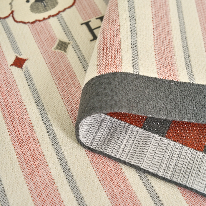 91家纺网 家纺一手货源 找家纺 棠薇家纺 2025新款精梳棉六层纱单枕巾 枕巾单件 快乐园灰边