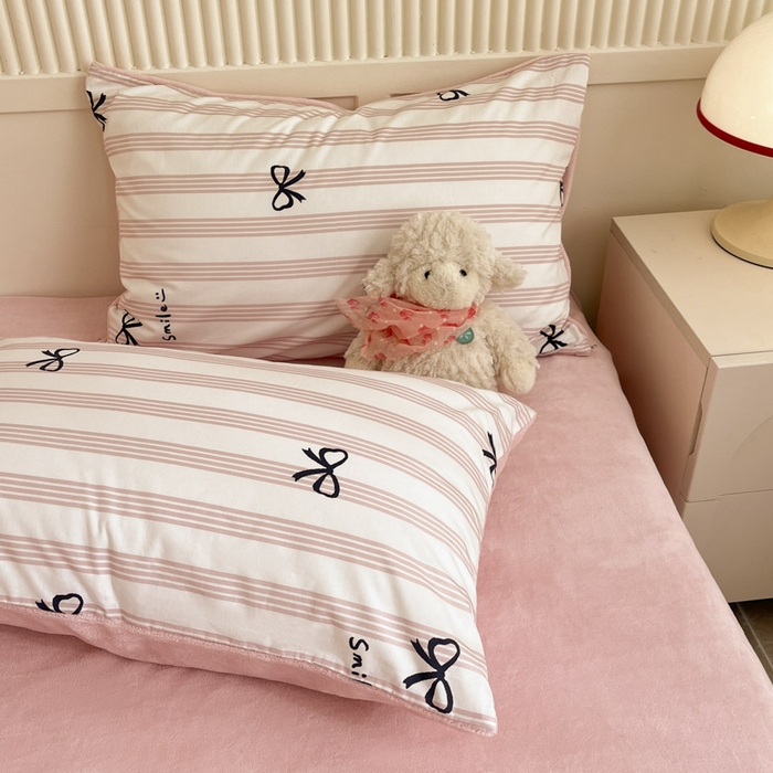 91家纺网 家纺一手货源 找家纺 晨希家居 2025A面40支全棉印花B版高克重牛奶绒棉加绒多规格套件棉加绒  知遇