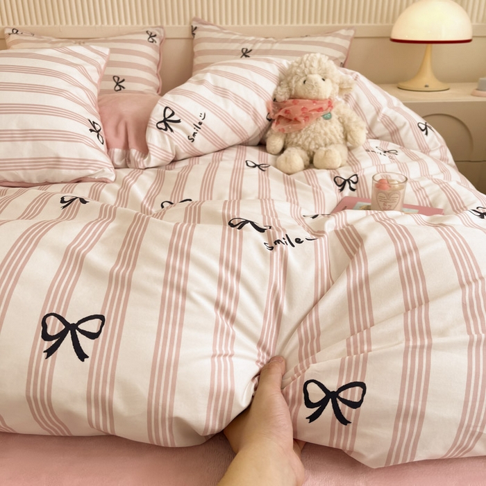 91家纺网 家纺一手货源 找家纺 晨希家居 2025A面40支全棉印花B版高克重牛奶绒棉加绒多规格套件棉加绒  知遇