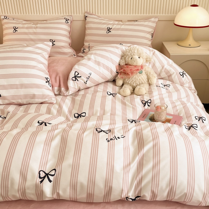 91家纺网 家纺一手货源 找家纺 晨希家居 2025A面40支全棉印花B版高克重牛奶绒棉加绒多规格套件棉加绒  知遇