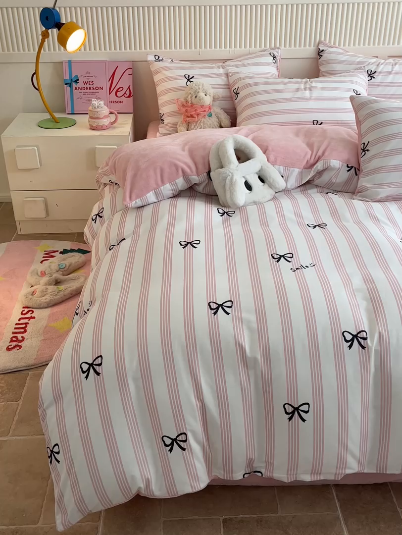 91家纺网 家纺一手货源 找家纺 晨希家居 2025A面40支全棉印花B版高克重牛奶绒棉加绒多规格套件棉加绒  知遇