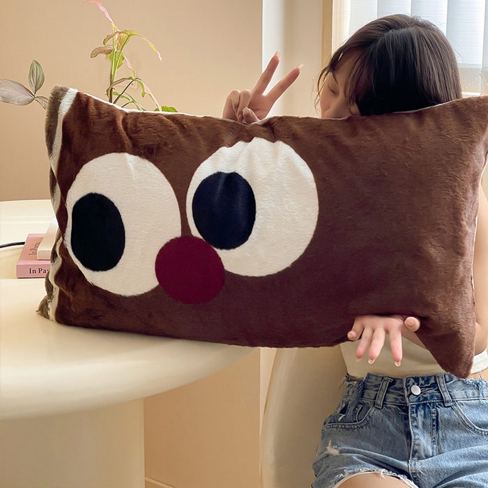 91家纺网 家纺一手货源 找家纺 安哆啦家纺 2025新款兔毛绒大版卡通牛奶绒兔兔绒印花四件套 巧克力狗