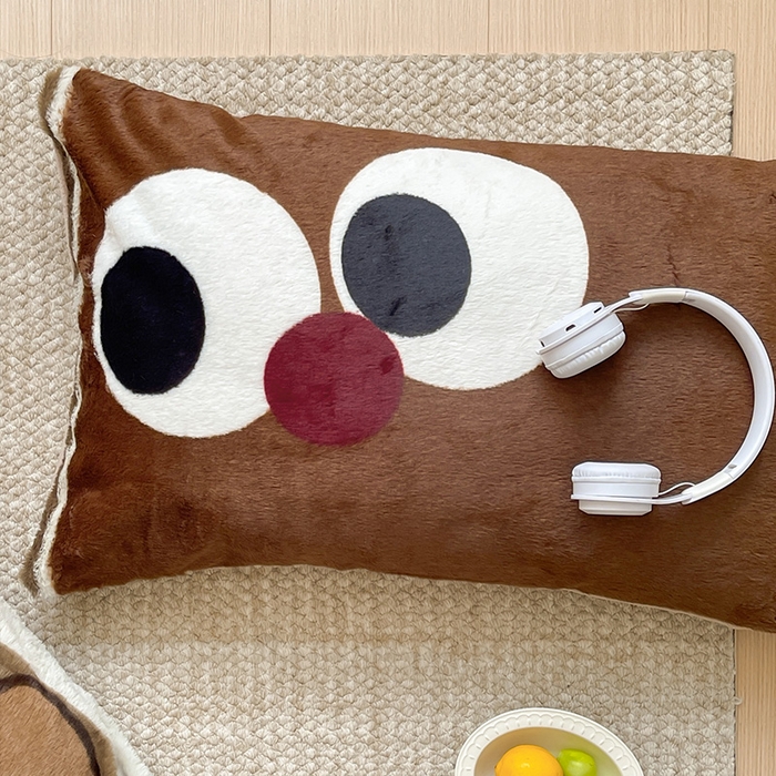 91家纺网 家纺一手货源 找家纺 安哆啦家纺 2025新款兔毛绒大版卡通牛奶绒兔兔绒印花四件套 巧克力狗