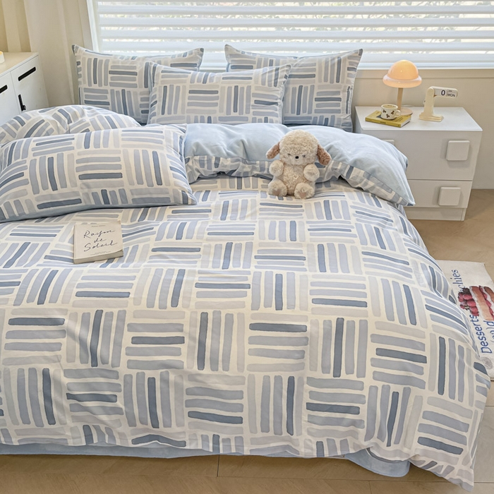 91家纺网 家纺一手货源 找家纺 晨希家居 2025A面40支全棉印花B版高克重牛奶绒棉加绒多规格套件棉加绒-巴克斯