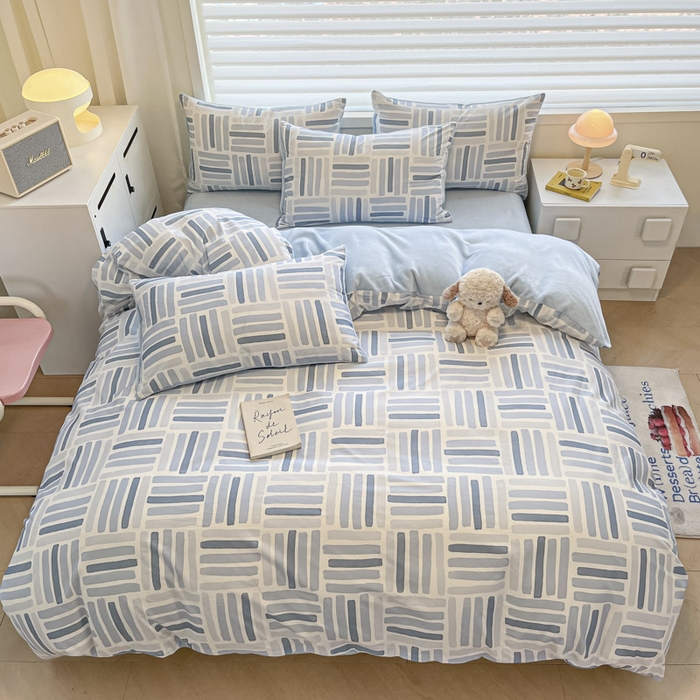 晨希家居 2025A面40支全棉印花B版高克重牛奶绒棉加绒多规格套件棉加绒-巴克斯