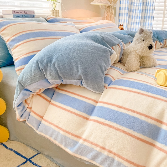 91家纺网 家纺一手货源 找家纺 （总）雅居纺家纺 2025新款高克重牛奶绒印花单被套