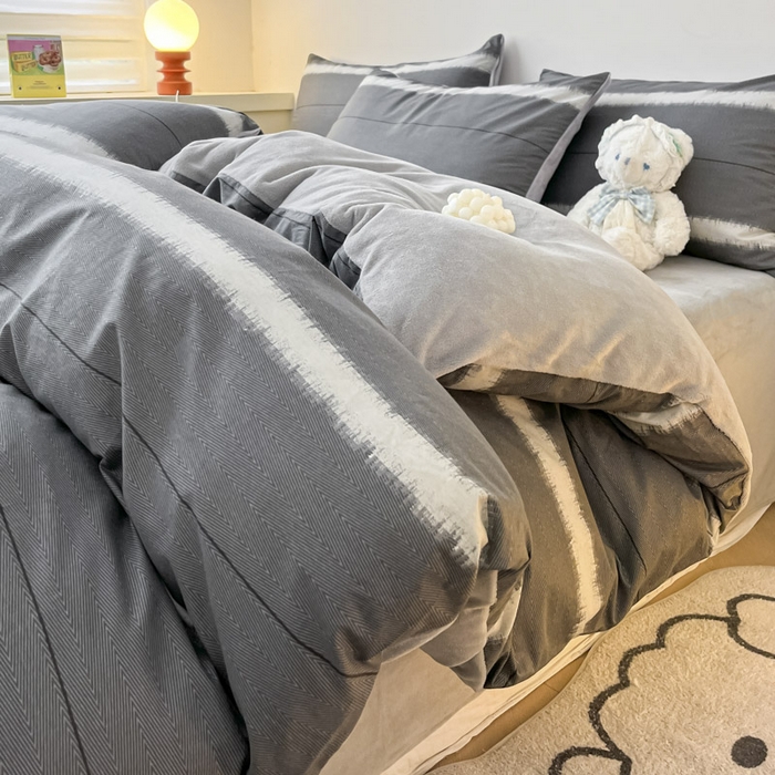 91家纺网 家纺一手货源 找家纺 晨希家居 2025A面40支全棉印花B版高克重牛奶绒棉加绒多规格套件棉加绒-光辉岁月