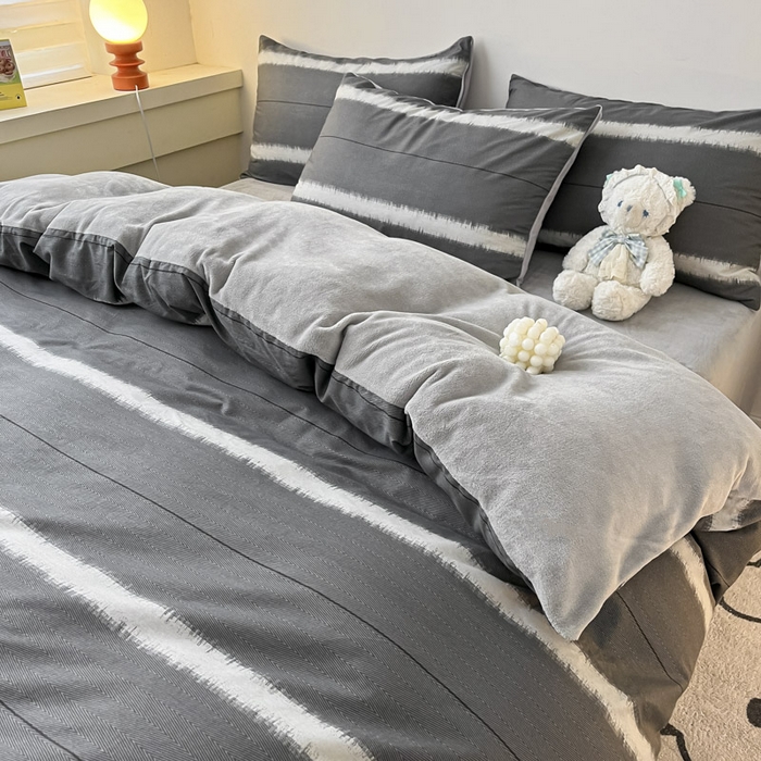 91家纺网 家纺一手货源 找家纺 晨希家居 2025A面40支全棉印花B版高克重牛奶绒棉加绒多规格套件棉加绒-光辉岁月