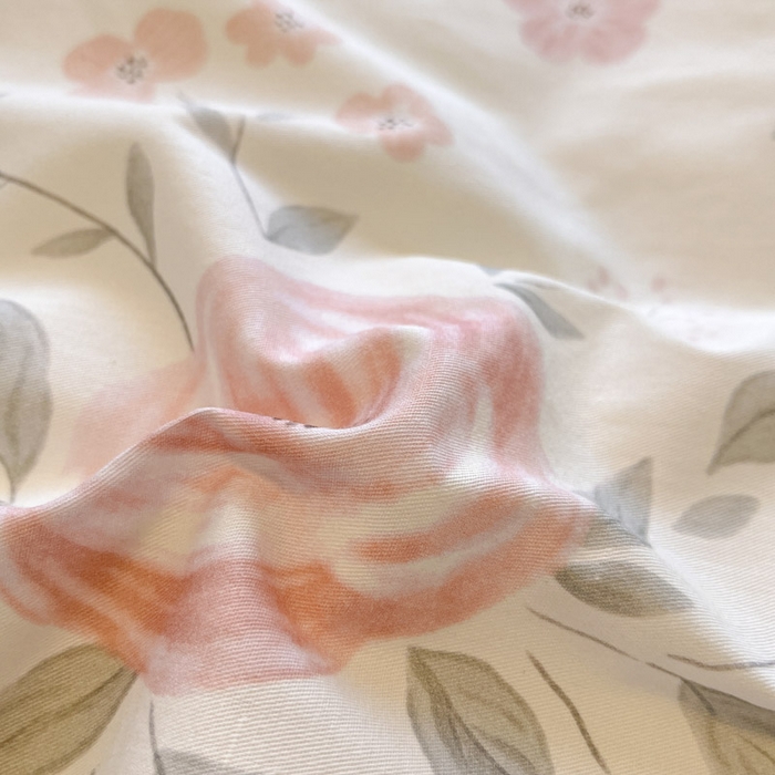 91家纺网 家纺一手货源 找家纺 晨希家居 2025A面40支全棉印花B版高克重牛奶绒棉加绒多规格套件棉加绒-花韵天姿