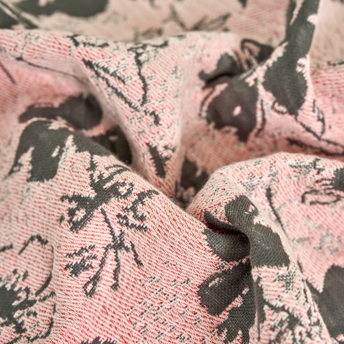 91家纺网 家纺一手货源 找家纺 棠薇家纺 2025新款精梳棉六层纱单枕巾 枕巾单件 夕颜粉