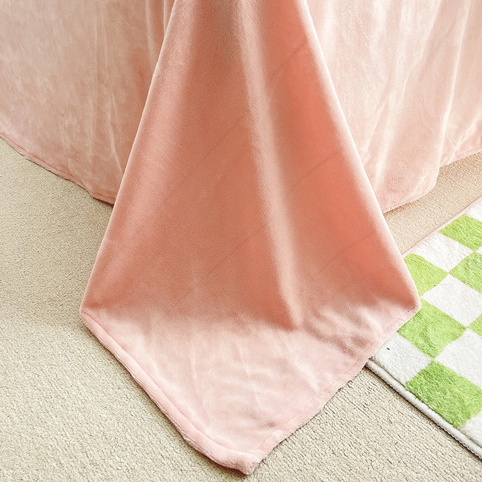 91家纺网 家纺一手货源 找家纺 雅居纺家纺 2025新款高克重牛奶绒印花单被套 粉粉桃