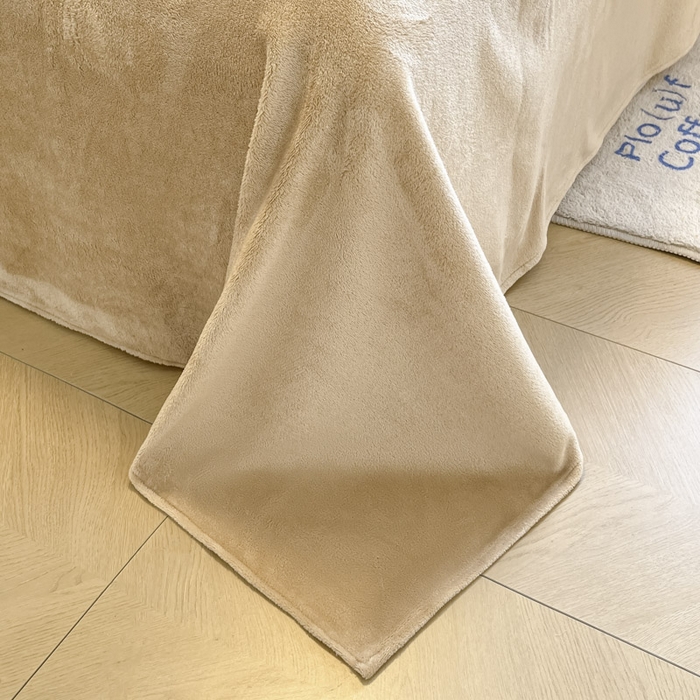 91家纺网 家纺一手货源 找家纺 晨希家居 2025A面40支全棉印花B版高克重牛奶绒棉加绒多规格套件棉加绒-棉野云兔