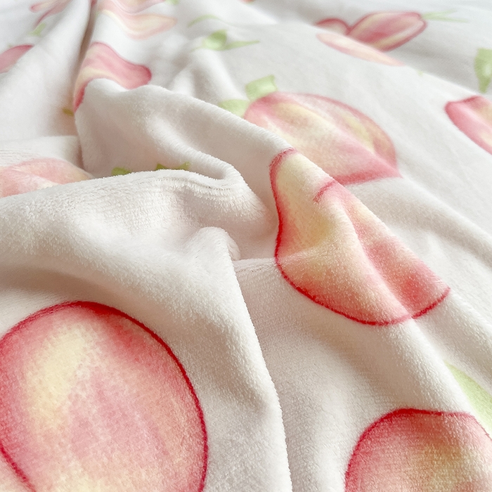 91家纺网 家纺一手货源 找家纺 雅居纺家纺 2025新款高克重牛奶绒印花单被套 粉粉桃