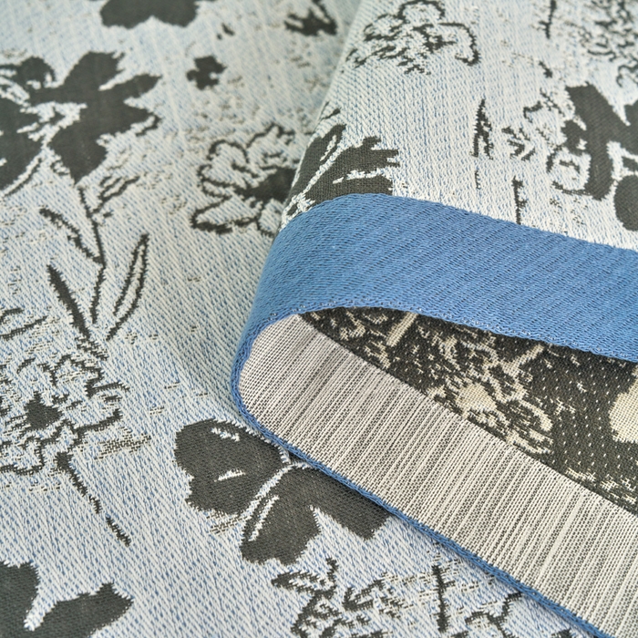 91家纺网 家纺一手货源 找家纺 棠薇家纺 2025新款精梳棉六层纱单枕巾 枕巾单件 夕颜蓝