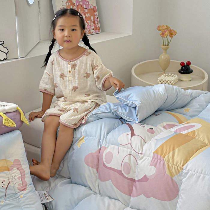 91家纺网 家纺一手货源 找家纺 （总）暖羽屋羽绒馆 2025新款羽绒丝被芯春秋羽毛被儿童羽绒被子白鹅绒被芯婴幼儿园1.5米1.2米冬被