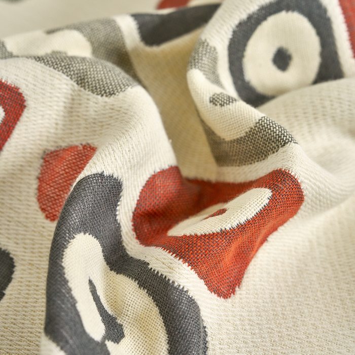 91家纺网 家纺一手货源 找家纺 棠薇家纺 2025新款精梳棉六层纱单枕巾 枕巾单件 字母派灰