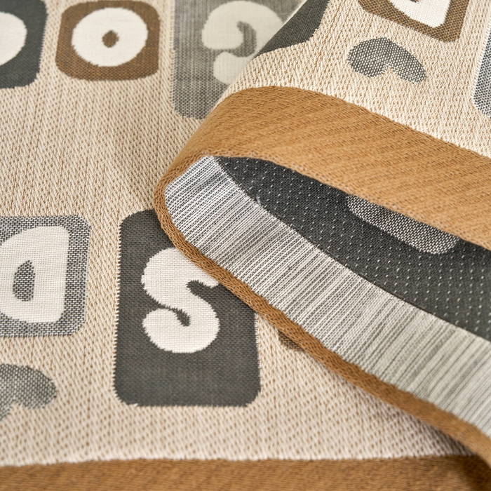 91家纺网 家纺一手货源 找家纺 棠薇家纺 2025新款精梳棉六层纱单枕巾 枕巾单件 字母派咖