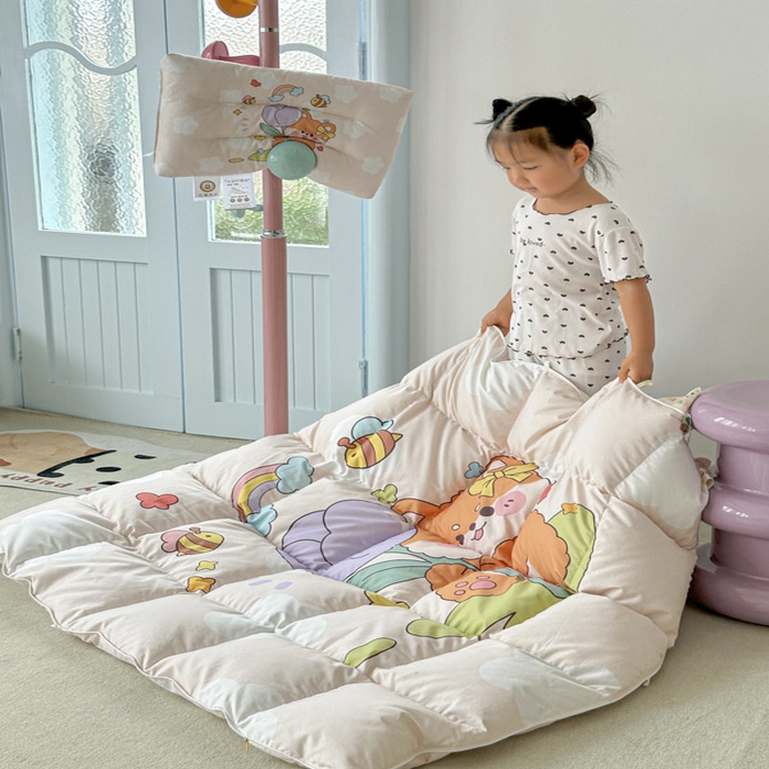 91家纺网 家纺一手货源 找家纺 暖羽屋羽绒馆 2025新款羽绒丝被芯春秋羽毛被儿童羽绒被子白鹅绒被芯婴幼儿园1.5米1.2米冬被 小柴乐乐