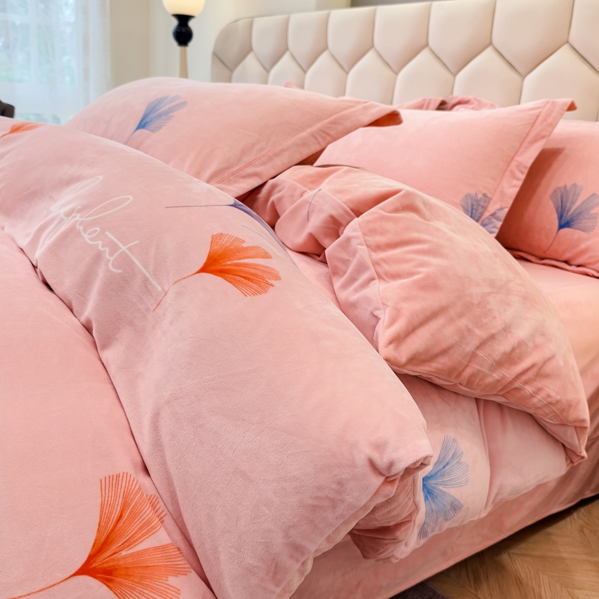 91家纺网 家纺一手货源 找家纺 （总）喜四方 2025新款超细旦婴儿宝宝绒印花四件套