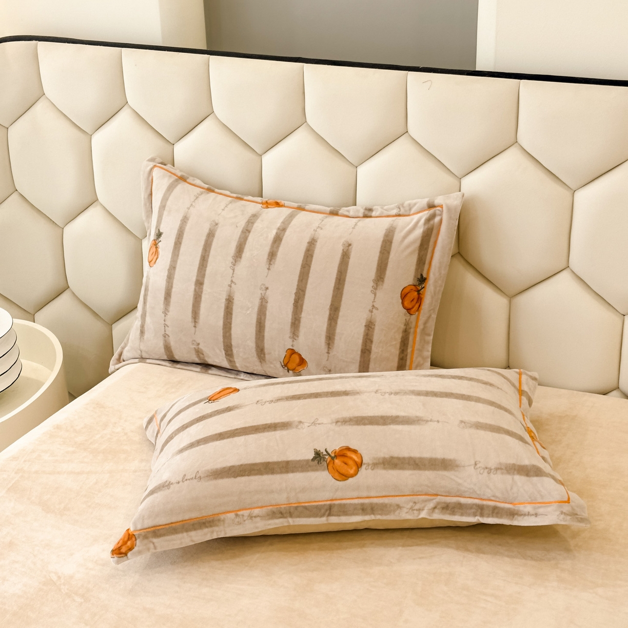 91家纺网 家纺一手货源 找家纺 喜四方 2025新款超细旦婴儿宝宝绒印花四件套 番禧