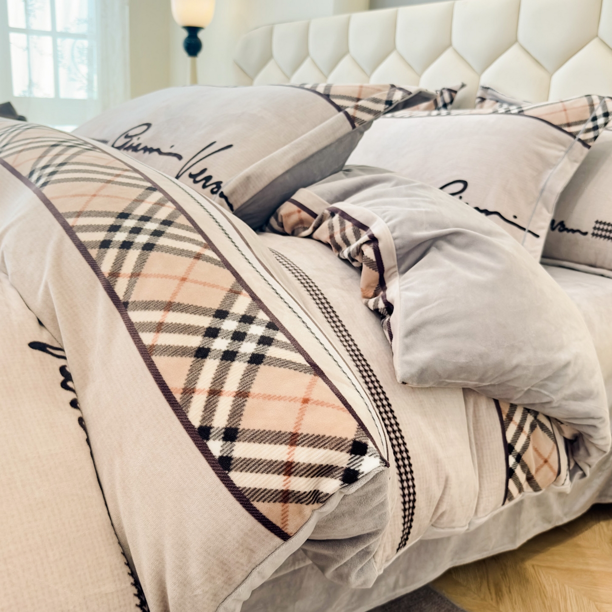 喜四方 2025新款超细旦婴儿宝宝绒印花四件套 罗拉