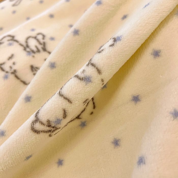 91家纺网 家纺一手货源 找家纺 HL原创 2025新款亲肤舒适韩版温暖牛奶绒四件套-花边款 花边款-星星熊