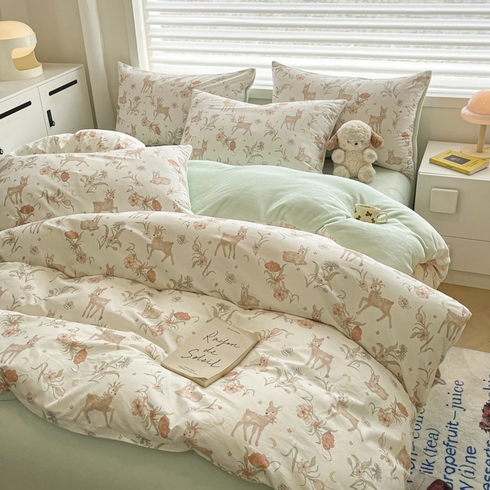 91家纺网 家纺一手货源 找家纺 （总）晨希家居 2025A面40支全棉印花B版高克重牛奶绒棉加绒多规格套件