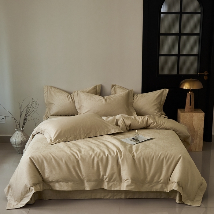 91家纺网 家纺一手货源 找家纺 （总）顾家家居 2025新款亲肤舒适全棉纯棉提花四件套