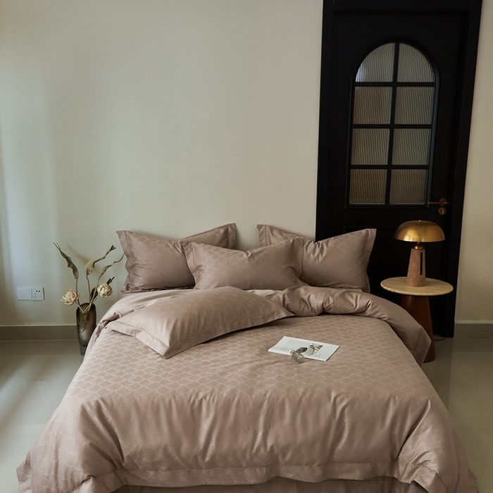 91家纺网 家纺一手货源 找家纺 （总）顾家家居 2025新款亲肤舒适全棉纯棉提花四件套