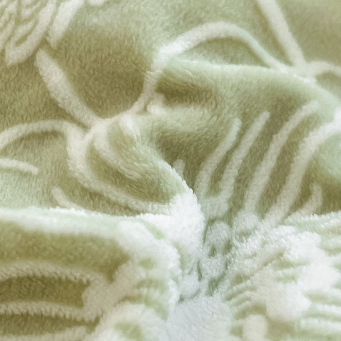 91家纺网 家纺一手货源 找家纺 琪格格纺织 2025新款全消光小清新花边款雕花牛奶绒四件套 雕花绒花边 安妮花苑 绿