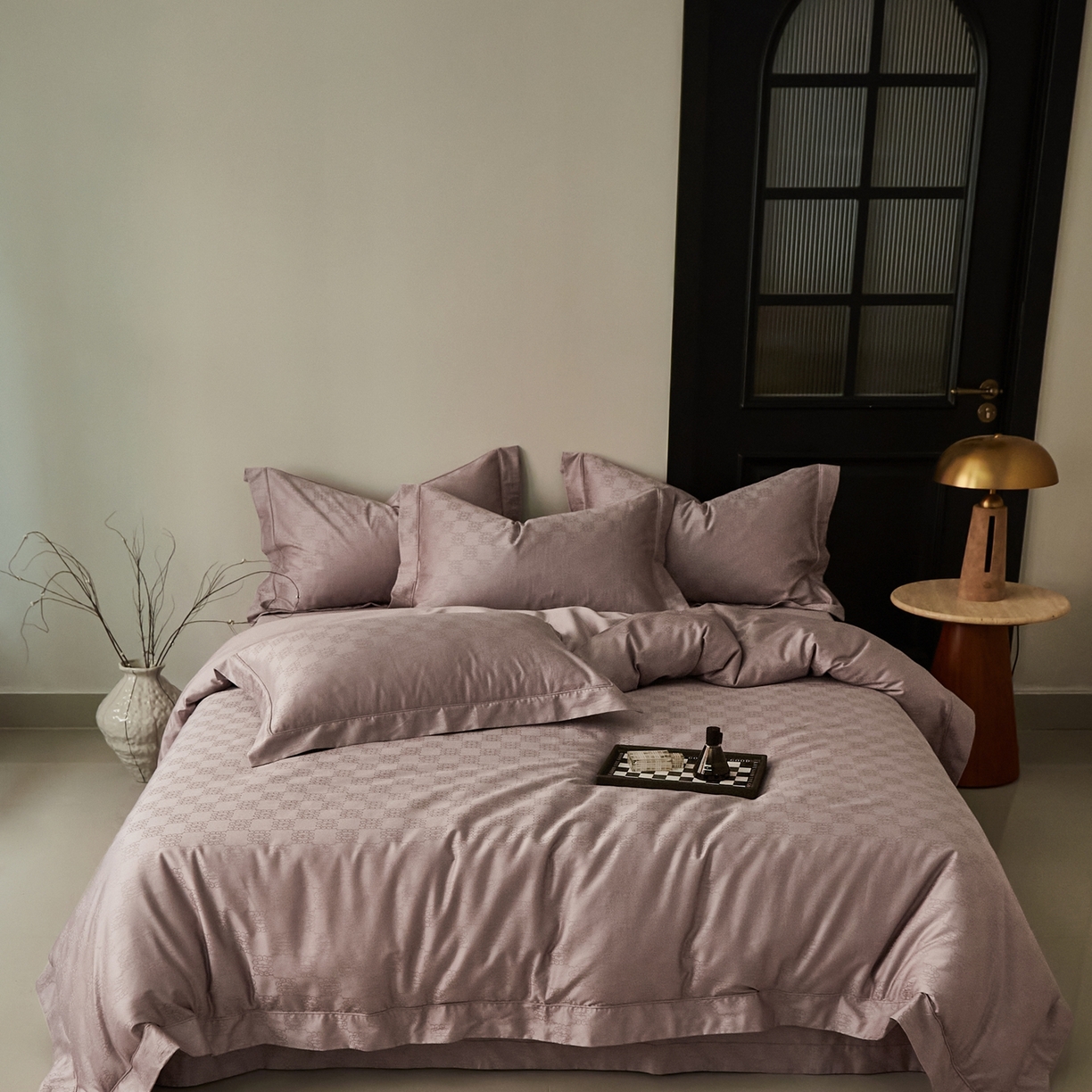 91家纺网 家纺一手货源 找家纺 （总）顾家家居 2025新款亲肤舒适全棉纯棉提花四件套