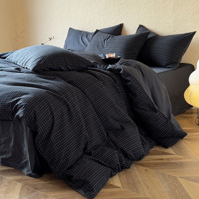 91家纺网 家纺一手货源 找家纺 （总）琪格格纺织 2025新款全棉纯棉双层纱提花四件套