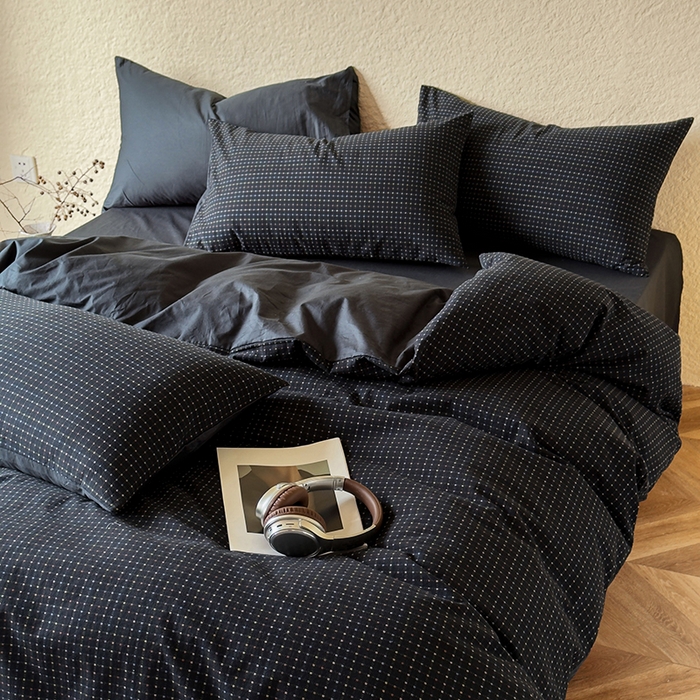 91家纺网 家纺一手货源 找家纺 （总）琪格格纺织 2025新款全棉纯棉双层纱提花四件套