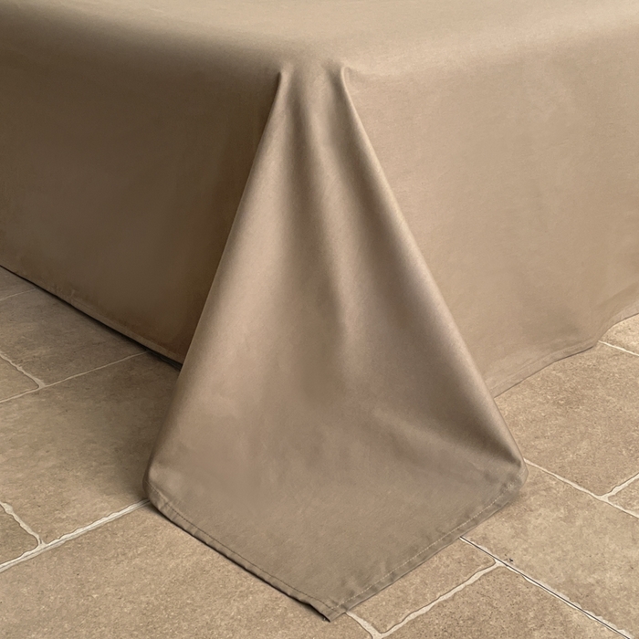 91家纺网 家纺一手货源 找家纺 琪格格纺织 2025新款全棉纯棉双层纱提花四件套 双层纱-蔓春咖