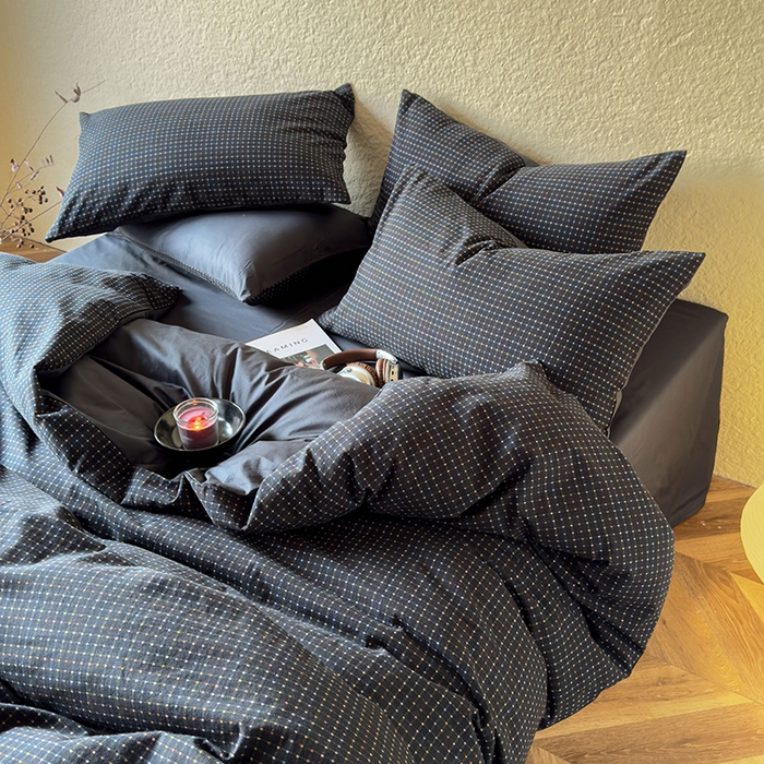 91家纺网 家纺一手货源 找家纺 （总）琪格格纺织 2025新款全棉纯棉双层纱提花四件套