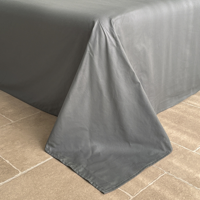 91家纺网 家纺一手货源 找家纺 琪格格纺织 2025新款全棉纯棉双层纱提花四件套 双层纱-织梦深蓝