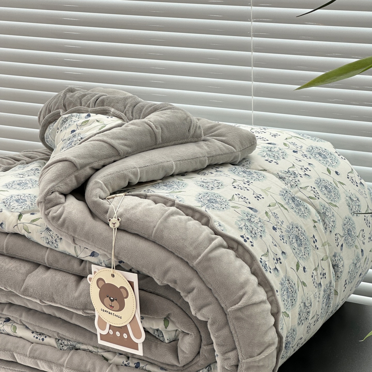 91家纺网 家纺一手货源 找家纺 （总）佰织鑫家居 2025新款高克重宝宝绒婴儿绒春秋被子被芯