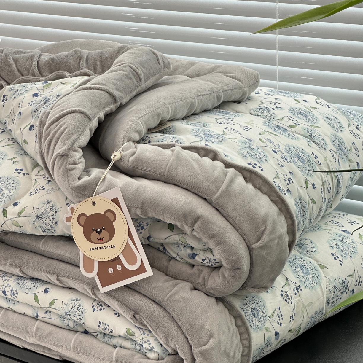 91家纺网 家纺一手货源 找家纺 （总）佰织鑫家居 2025新款高克重宝宝绒婴儿绒春秋被子被芯