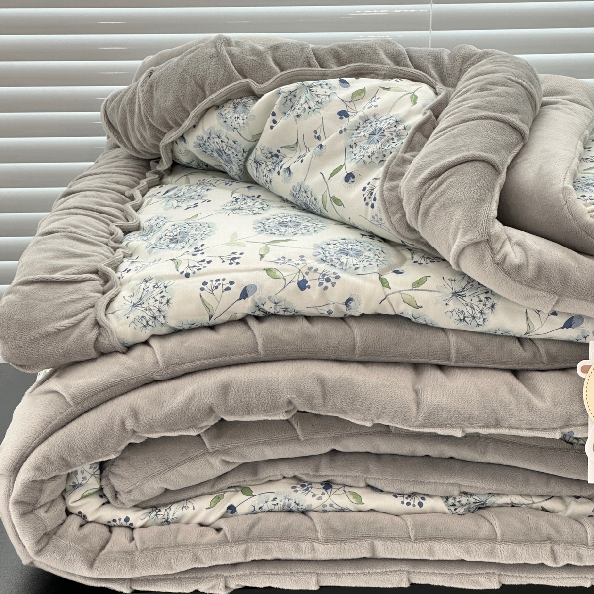 91家纺网 家纺一手货源 找家纺 （总）佰织鑫家居 2025新款高克重宝宝绒婴儿绒春秋被子被芯