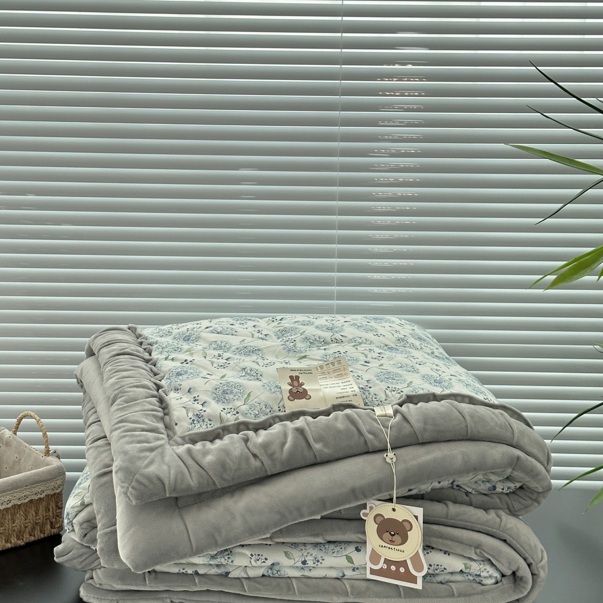 91家纺网 家纺一手货源 找家纺 （总）佰织鑫家居 2025新款高克重宝宝绒婴儿绒春秋被子被芯