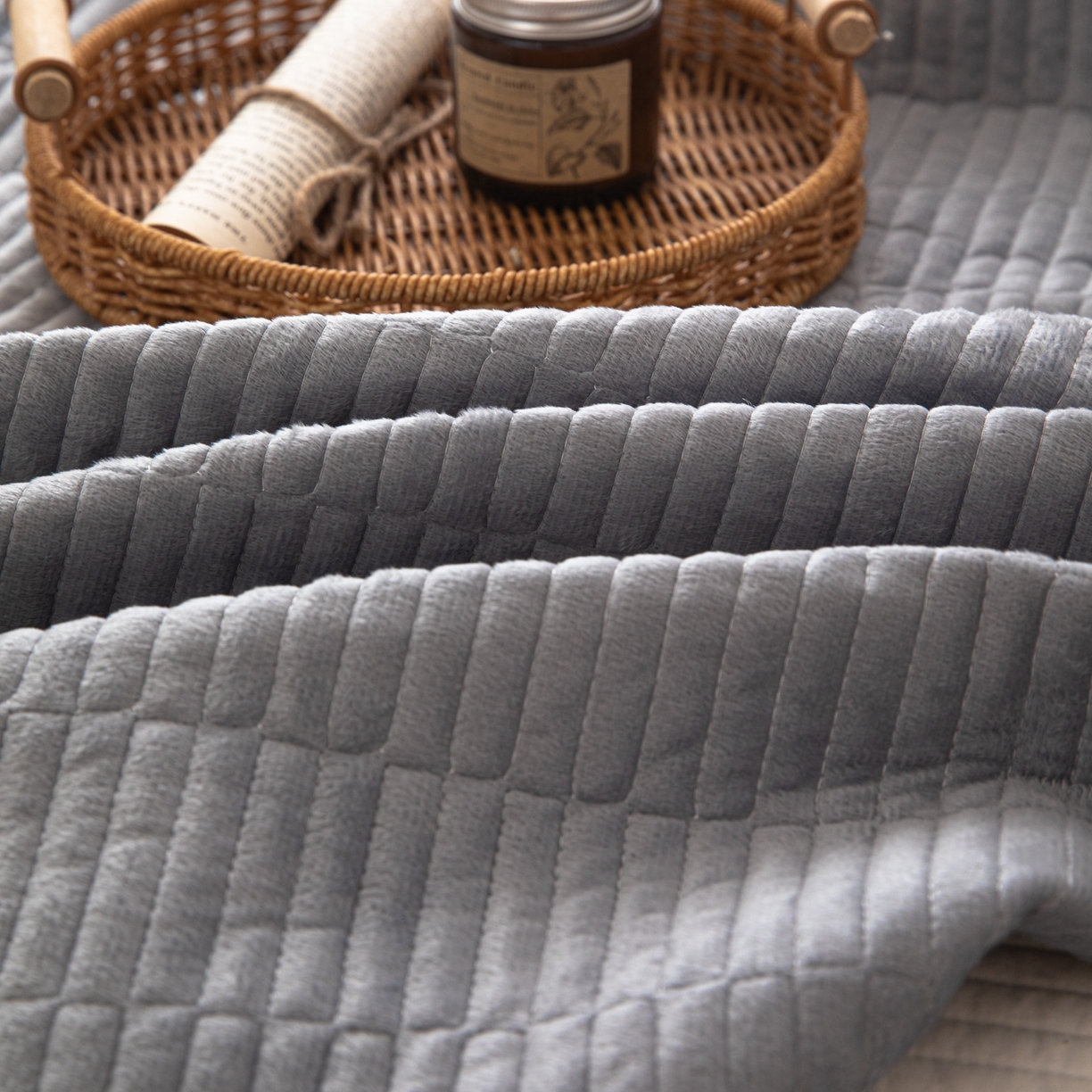 91家纺网 家纺一手货源 找家纺 （总）女子家纺 2025新款全棉色织水洗棉床盖系列四件套