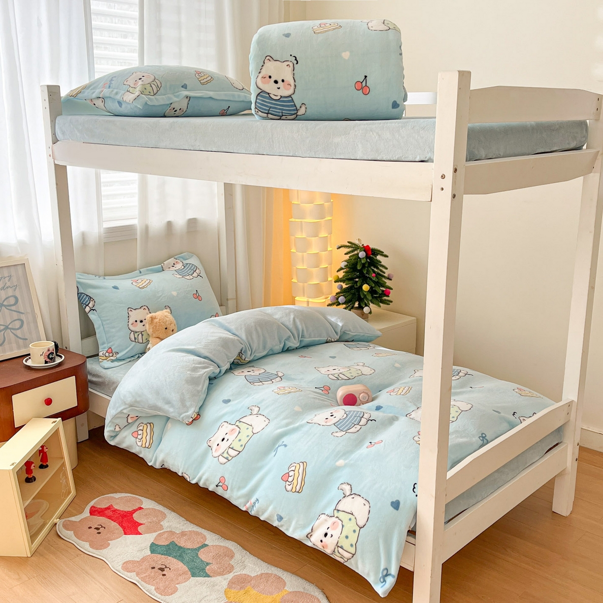 91家纺网 家纺一手货源 找家纺 （总）寻米 2025新款高克重加厚保暖牛奶绒学生宿舍单床笠单件床笠