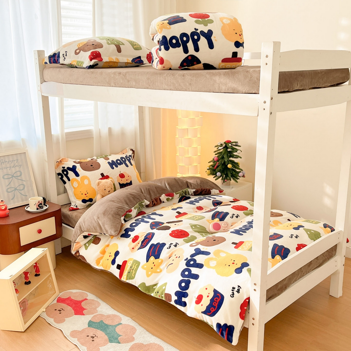 91家纺网 家纺一手货源 找家纺 （总）寻米 2025新款高克重加厚保暖牛奶绒学生宿舍单床笠单件床笠