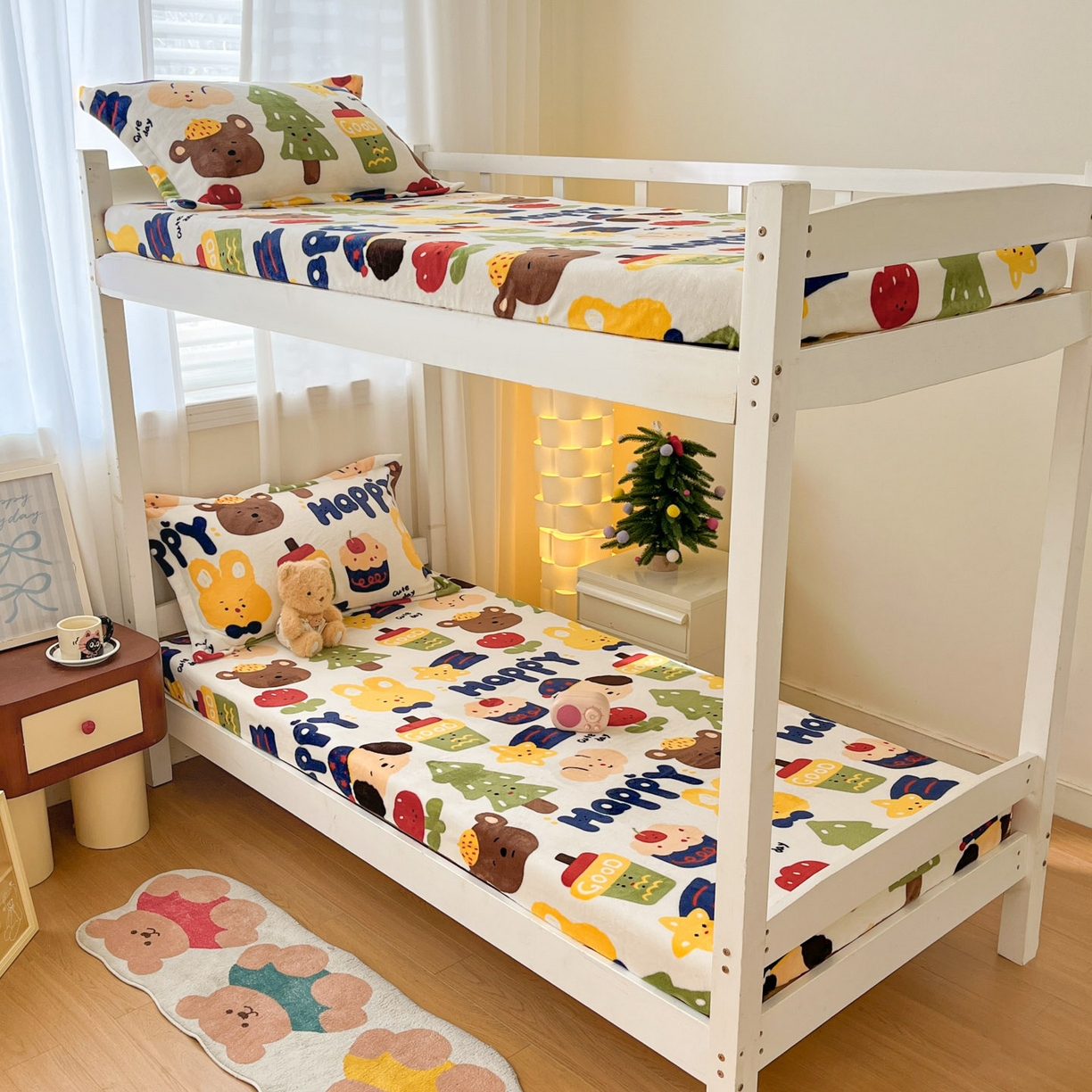 91家纺网 家纺一手货源 找家纺 寻米 2025新款高克重加厚保暖牛奶绒学生宿舍单床笠单件床笠 奇奇莫拉-咖啡