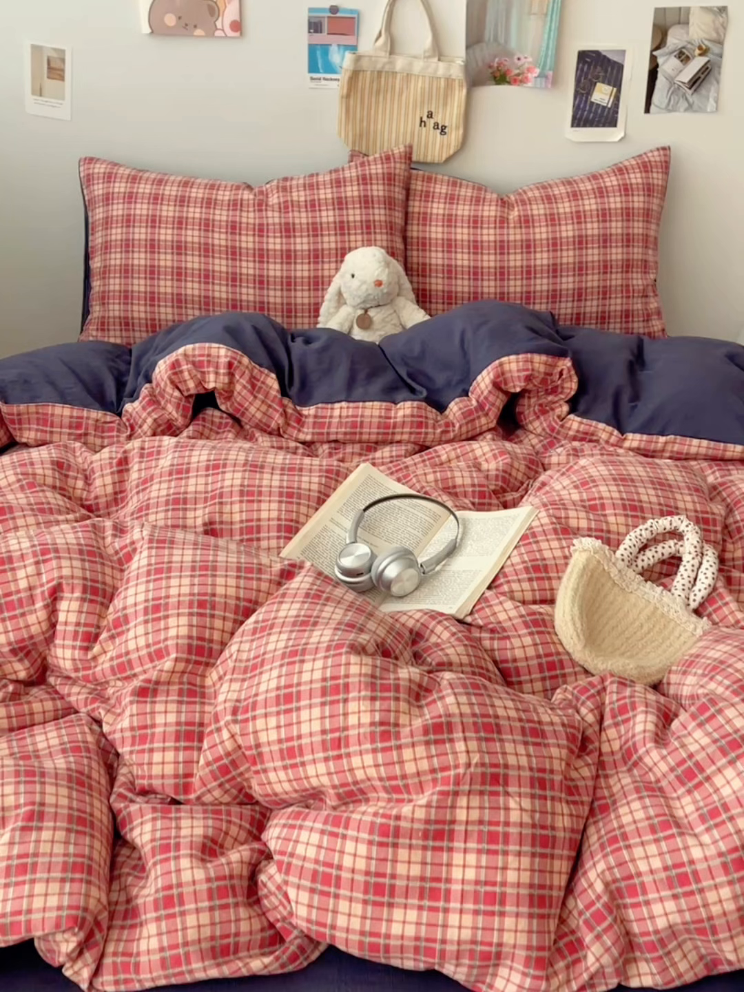 91家纺网 家纺一手货源 找家纺 铺尚美家纺 2025新款亲肤舒适A类云感双层纱印花小清新四件套（提供买家秀） 圣诞