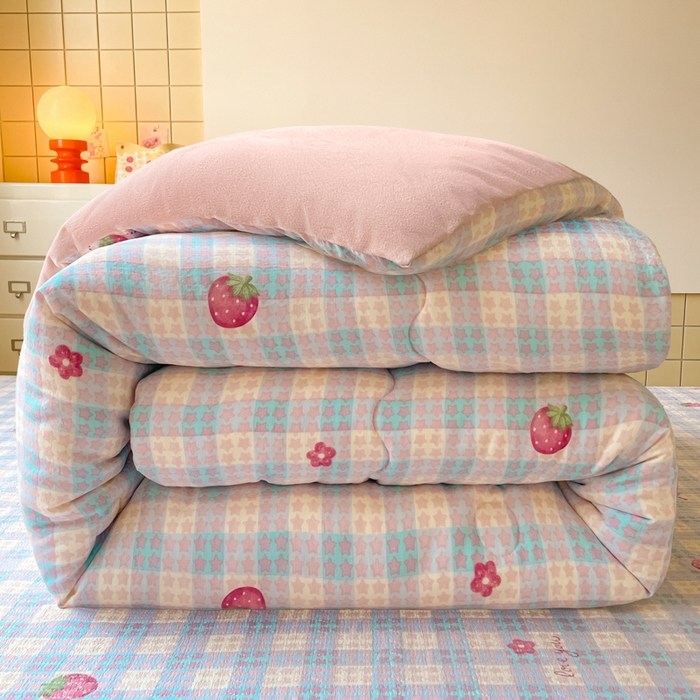 91家纺网 家纺一手货源 找家纺 （总）铺尚美家纺 2025新款A类云感懒人冬季一体被被子被芯床盖四件套